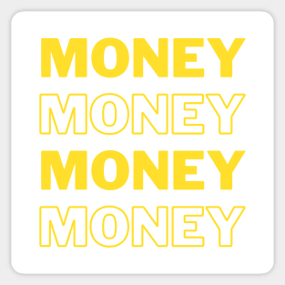 Money Money Money Sticker